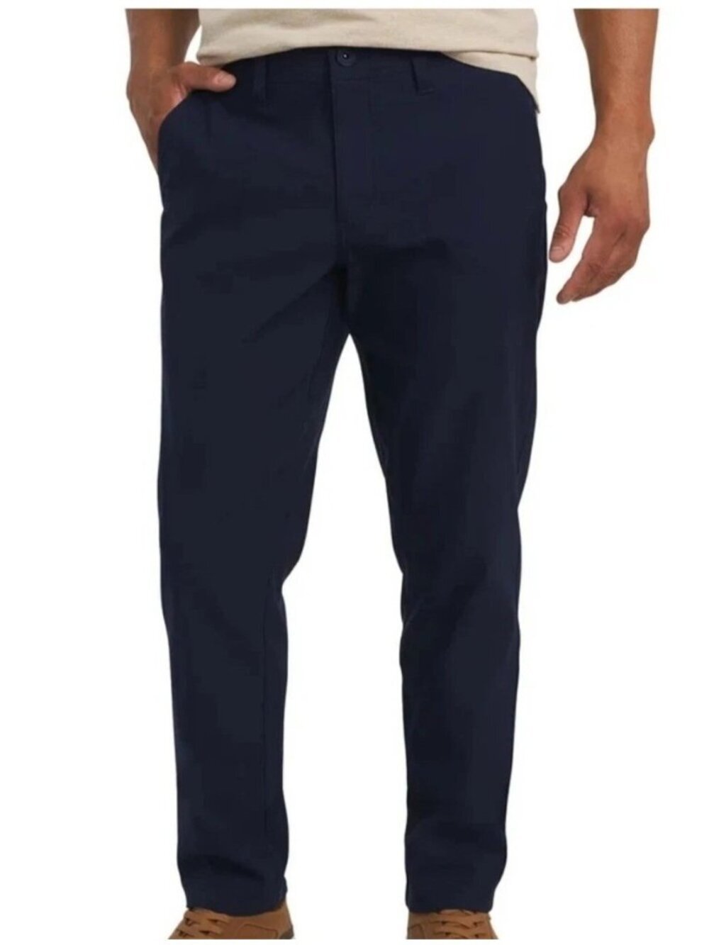 NWT Weatherproof Vintage Men's 32 X 34 Blue Tech Pants Straight Fit Stretch